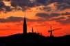 Olpe im Sonnenuntergang