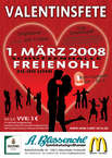 Flyer der Valentinsfete 2008