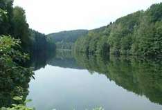 Bucht im Biggesees