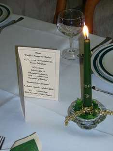 Gedeckte Tafel in Willingen