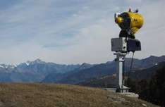 Schneekanonen gibt es auch im Sauerland