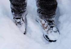 Durch den Schnee gewandert...