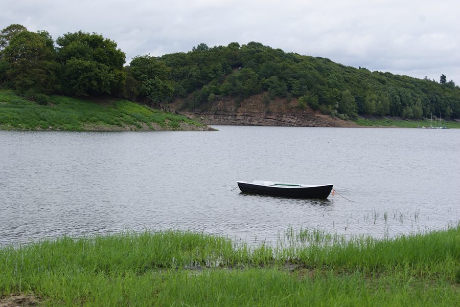 Blick auf den Edersee in Hessen