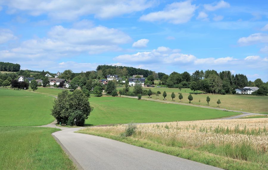 Blick auf den Attendorner Ortsteil Silbecke