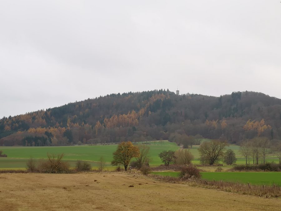 Eisenberg bei Goldhausen mit Georg-Viktor-Turm, Blick von Osten
