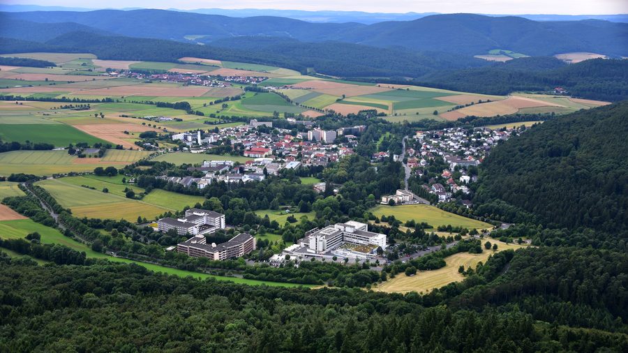 Luftaufnahme von Bad Reinhardshausen