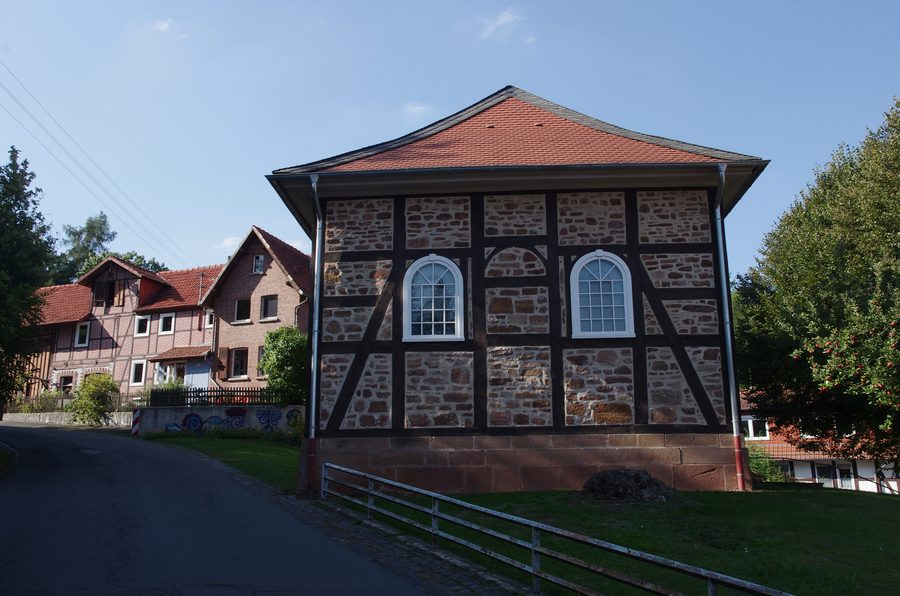 Fachwerkkirche in Anraff, einem Ortsteil von Edertal