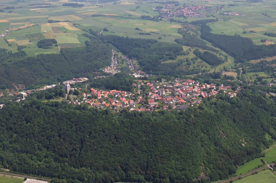 Luftaufnahme von Obermarsberg im Sauerland
