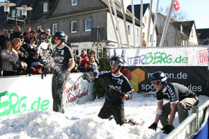 Schneeballschlacht WM im Sauerland