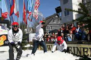 Schneeballschlacht WM im Sauerland